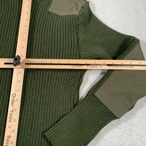 Mitts Nitts Sweater Mens 42 Green Valor Service Wool - Picture 8 of 11